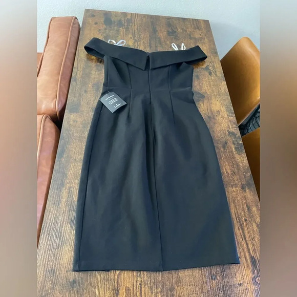 Lulus Classic Glam Black Off-the-Shoulder Bodycon Dress - Picture 13 of 16